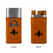 Fleur De Lis Cigar Case with Cutter - Double Sided - Approval