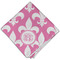 Fleur De Lis Cloth Napkins - Personalized Dinner (Folded Four Corners)