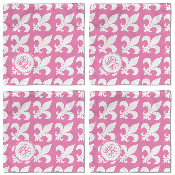 Fleur De Lis Cloth Napkins - Personalized Lunch (APPROVAL) Set of 4
