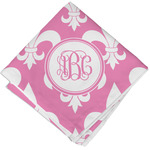 Fleur De Lis Cloth Cocktail Napkin - Single w/ Monogram