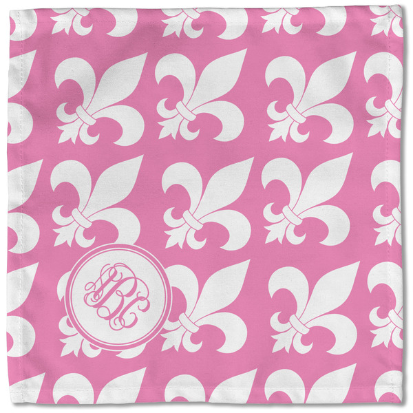 Fleur De Lis Cloth Napkins - Personalized Lunch (Single Full Open)