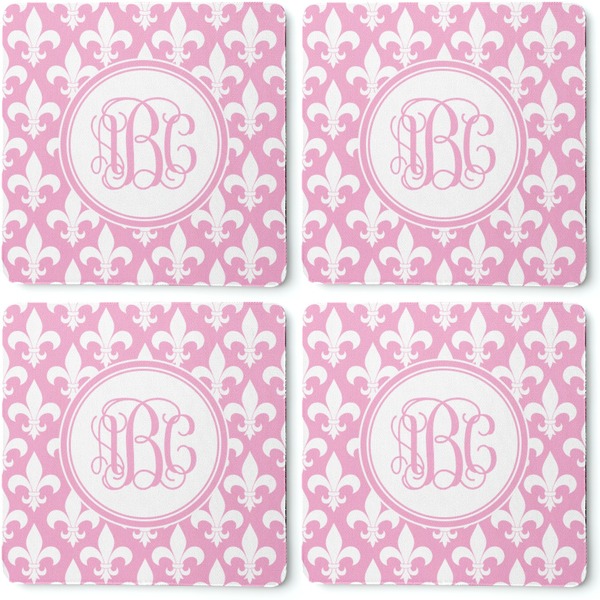 Fleur De Lis Coaster Rubber Back - Apvl