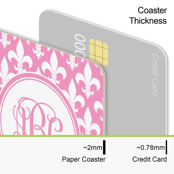 Fleur De Lis Coaster Thickness