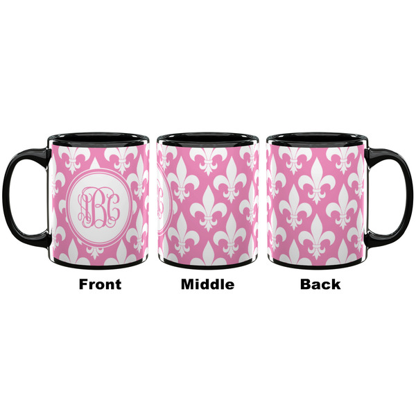Fleur De Lis Coffee Mug - 11 oz - Black APPROVAL