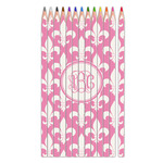 Fleur De Lis Colored Pencils (Personalized)