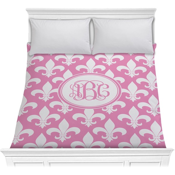Custom Fleur De Lis Comforter - Full / Queen (Personalized)