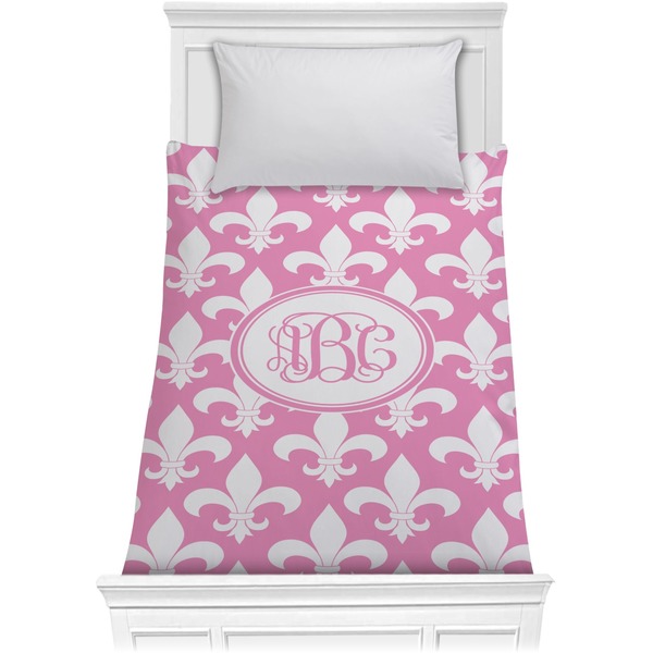 Custom Fleur De Lis Comforter - Twin (Personalized)