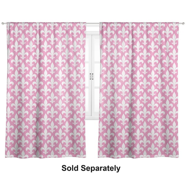 Custom Fleur De Lis Curtain Panel - Custom Size