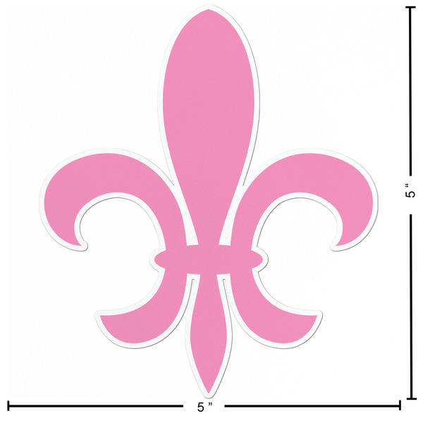 Fleur De Lis Custom Shape Iron On Patches - L - APPROVAL