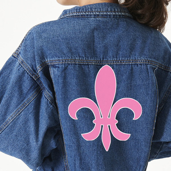 Custom Fleur De Lis Twill Iron On Patch - Custom Shape - 3XL