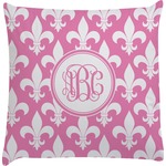 Fleur De Lis Decorative Pillow Case (Personalized)