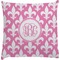Fleur De Lis Decorative Pillow Case (Personalized)