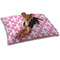 Fleur De Lis Dog Bed - Small w/ Monogram