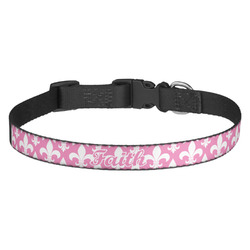 Fleur De Lis Dog Collar - Medium (Personalized)