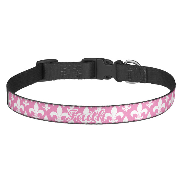 Custom Fleur De Lis Dog Collar - Medium (Personalized)