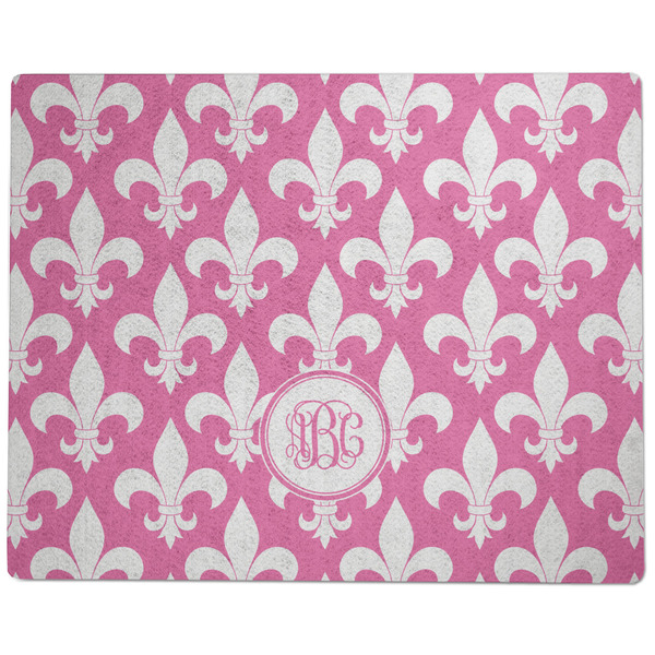 Fleur De Lis Dog Food Mat - Large without Bowls
