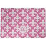 Fleur De Lis Dog Food Mat w/ Monogram
