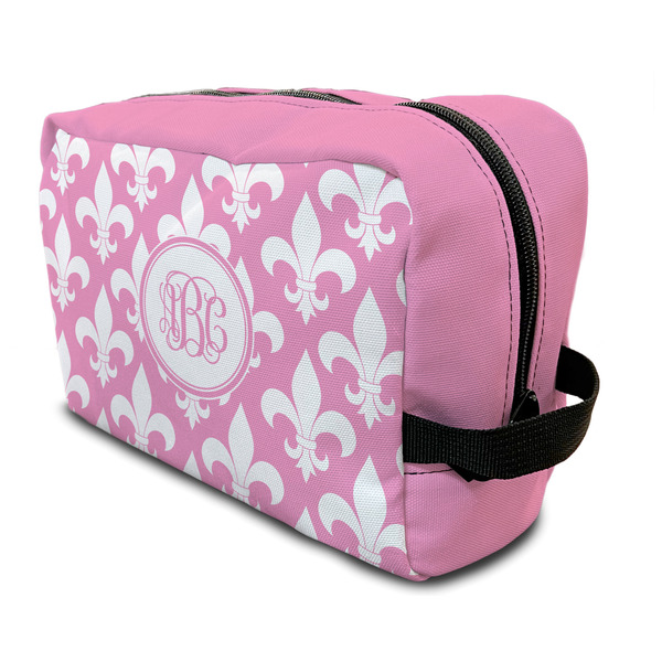 Custom Fleur De Lis Toiletry Bag / Dopp Kit (Personalized)