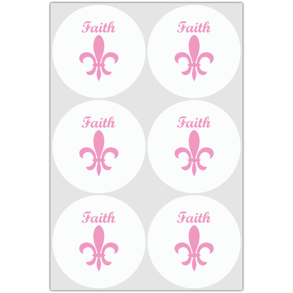 Fleur De Lis Drink Topper - XLarge - Set of 6