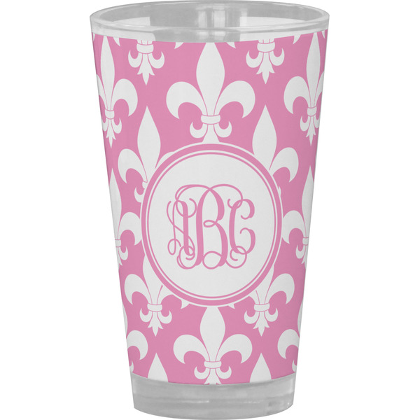 Custom Fleur De Lis Pint Glass - Full Color (Personalized)