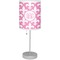 Fleur De Lis Lamp with Drum Shade (Personalized)