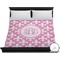 Fleur De Lis Duvet Cover - King (Personalized)