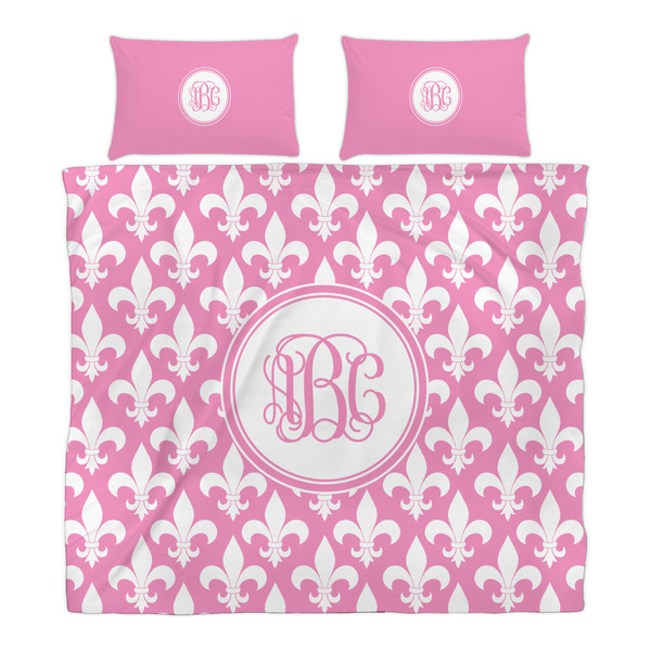 Fleur De Lis Duvet Cover Set - King - Alt Approval