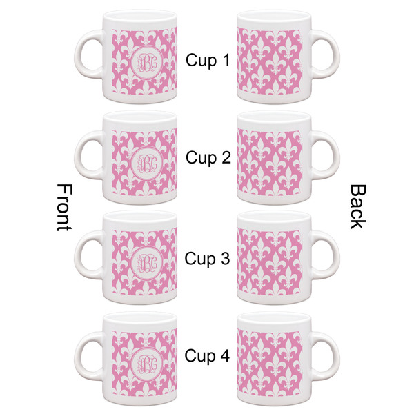 Fleur De Lis Espresso Cup Set of 4 - Apvl