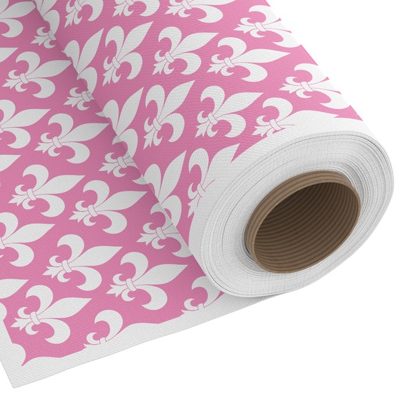 Custom Fleur De Lis Fabric by the Yard - Spun Polyester Poplin
