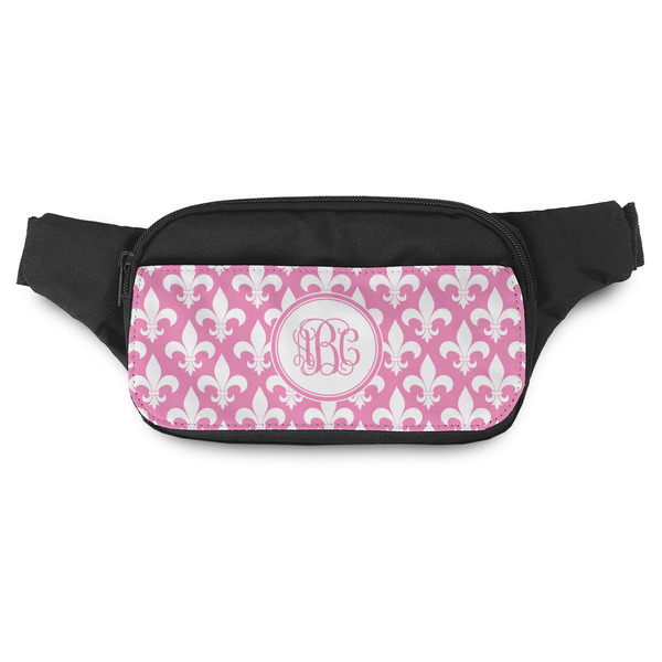 Custom Fleur De Lis Fanny Pack - Modern Style (Personalized)
