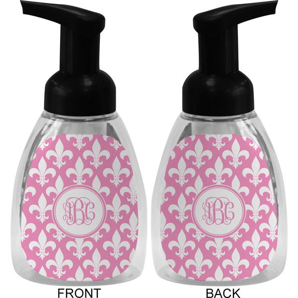 Fleur De Lis Foam Soap Bottle (Front & Back)