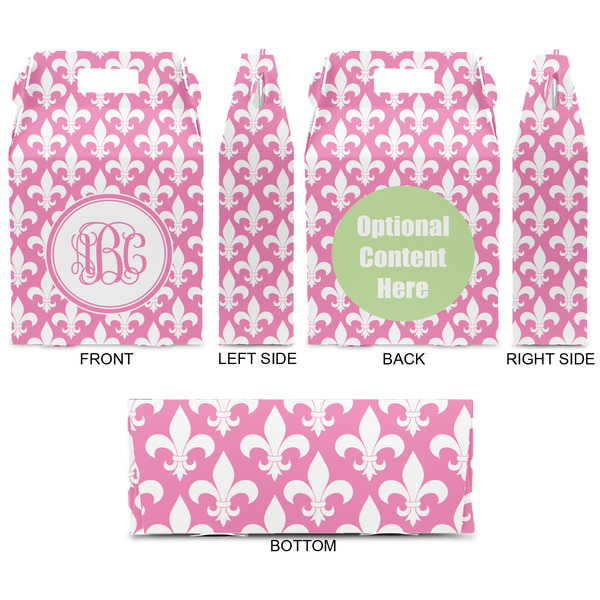 Fleur De Lis Gable Favor Box - Approval