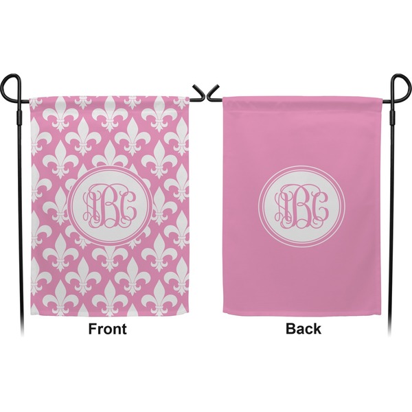 Fleur De Lis Garden Flag - Double Sided Front and Back