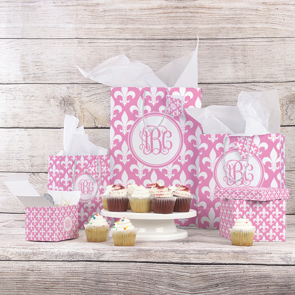 Fleur De Lis Gift Bags - In Context