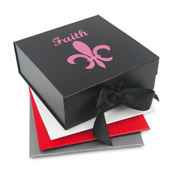Fleur De Lis Gift Box with Magnetic Lid (Personalized)