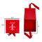 Fleur De Lis Gift Boxes with Magnetic Lid - Red - Open & Closed