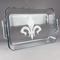 Fleur De Lis Glass Baking and Cake Dish