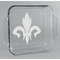Fleur De Lis Glass Cake Dish - 8in x 8in