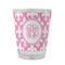 Fleur De Lis Glass Shot Glass - 1.5 oz - Set of 4 (Personalized)