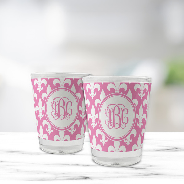 Fleur De Lis Glass Shot Glass - Standard - LIFESTYLE