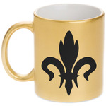 Fleur De Lis Metallic Mug (Personalized)