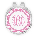 Fleur De Lis Golf Ball Marker - Hat Clip - Silver