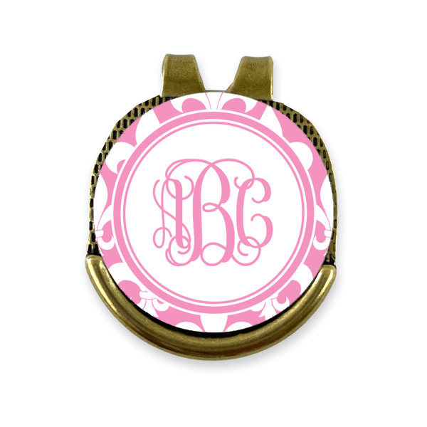 Custom Fleur De Lis Golf Ball Marker - Hat Clip - Gold
