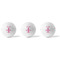 Fleur De Lis Golf Balls - Titleist - Set of 3 - APPROVAL