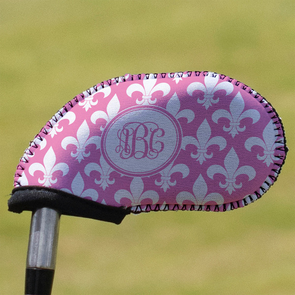 Custom Fleur De Lis Golf Club Iron Cover (Personalized)