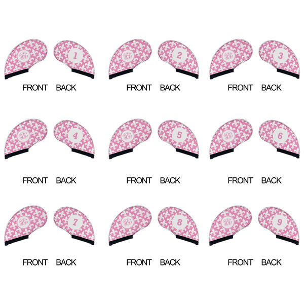 Fleur De Lis Golf Club Covers - APPROVAL (set of 9)