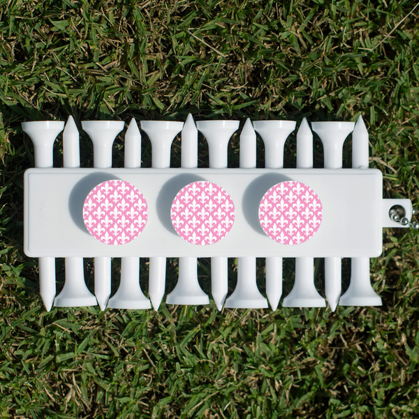 Fleur De Lis Golf Tees & Ball Markers Set - Back