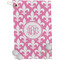 Pink Fleur De Lis Golf Towel (Personalized)