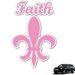 Fleur De Lis Graphic Car Decal (Personalized)