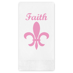 Fleur De Lis Guest Paper Towels - Full Color (Personalized)